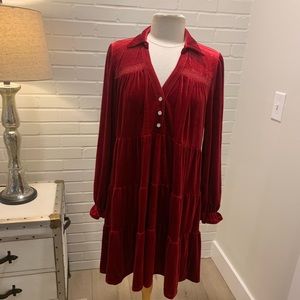 Umgee Velvety Dress-New With Tags